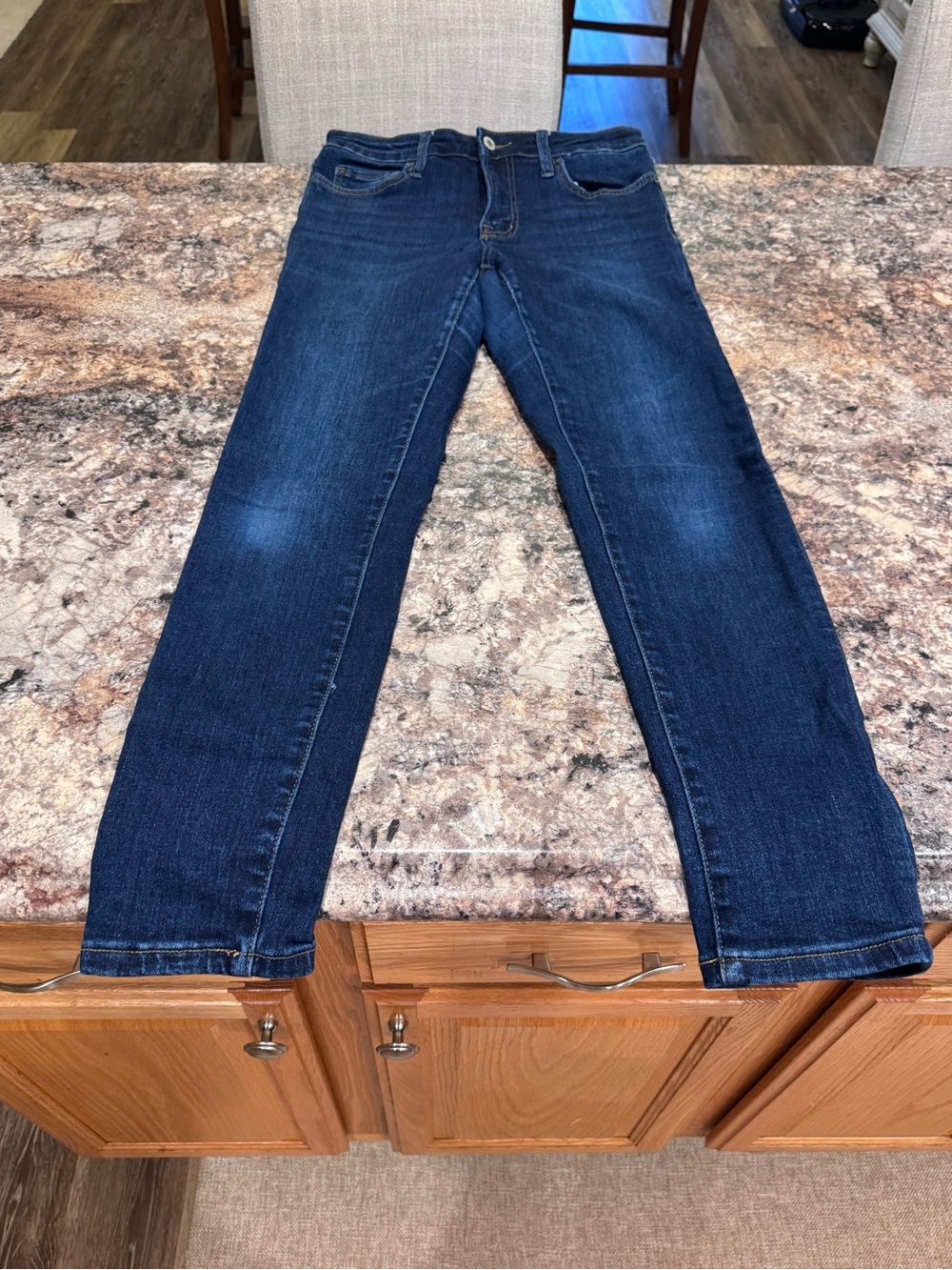 VERVET BY FLYING MONKEY Dark Blue Skinny Jeans